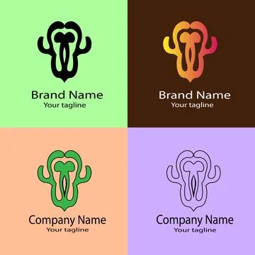 The Intertwined logo Stock Illustration