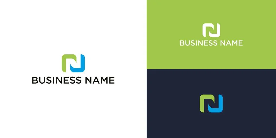 Intertwined N logo Stock-Illustration
