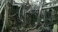 The intertwining of the hose, trunk lines and tubes HD Footage