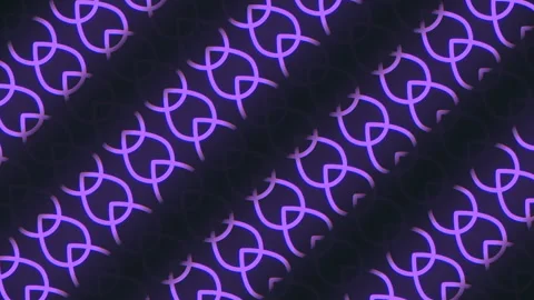 Intertwining purple and black circular pattern with dynamic lines Vídeos de archivo 317179244
