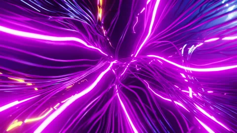 The intertwining wires flash in different colors. Looped seamless animation. Stock Footage 170236909