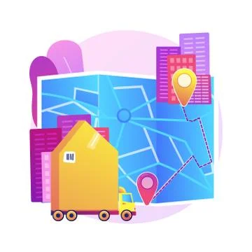 Interurban migration abstract concept vector illustration. Stock Illustration