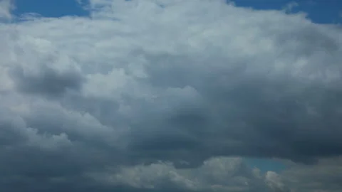 Interval Shooting Of The Sky And Clouds Timelapse Stock Footage 130828990