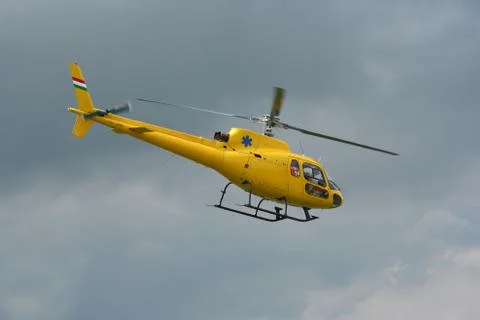 Intervention helicopter Stock-Fotos