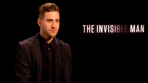 Interview with actor Oliver Jackson-Cohen about movie 'The Invisible Man', 2020 Video stock 128811802