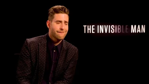Interview with actor Oliver Jackson-Cohen about movie 'The Invisible Man', 2020 Video stock 128811863