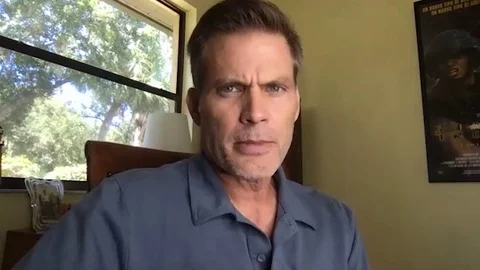 Interview with Casper Van Dien at press junket for movie Dead Water - 2020 Video stock 144636942