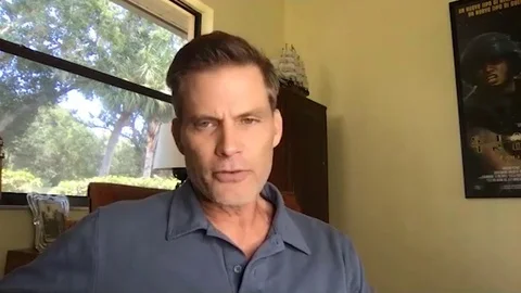 Interview with Casper Van Dien at press junket for movie Dead Water - 2020 Video stock 144636997