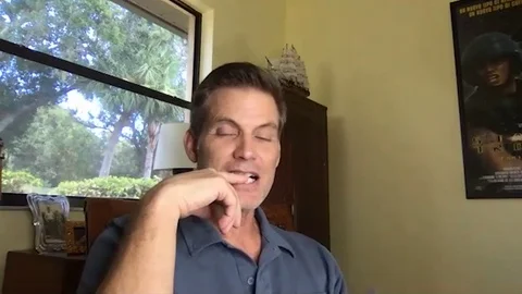 Interview with Casper Van Dien at press junket for movie Dead Water - 2020 Stock Footage 144637022