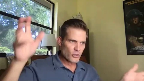 Interview with Casper Van Dien at press junket for movie Dead Water - 2020 Video stock 144637037