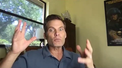 Interview with Casper Van Dien at press junket for movie Dead Water - 2020 Video stock 144637063