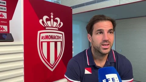 Interview with Cesc Fabregas: "I want to coach at the highest level", MONACO, ES Stock Footage 204059441