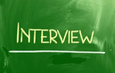 Interview concept Stock Illustration