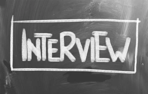 Interview concept Stock Illustration