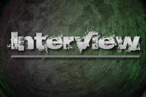 Interview concept Stock Illustration