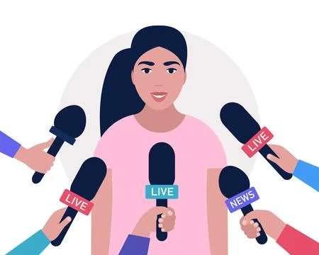 Interview concept Stock Illustration