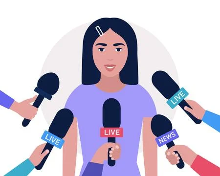 Interview concept Stock Illustration
