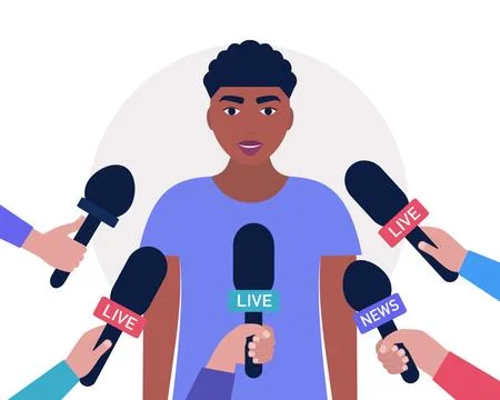 Interview concept Stock Illustration