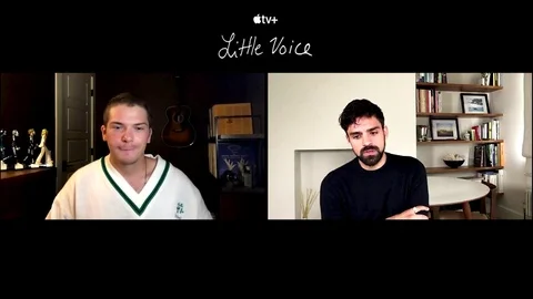 Interview with C.Ryan, S. Teale for Little Voice Season 1, Press Junket  2020 Video stock 138636398