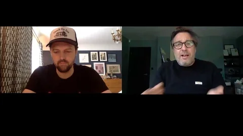 Interview with D. Beesley and I. Morris for 'The First Team', Press Junket  2020 Video stock 138570809