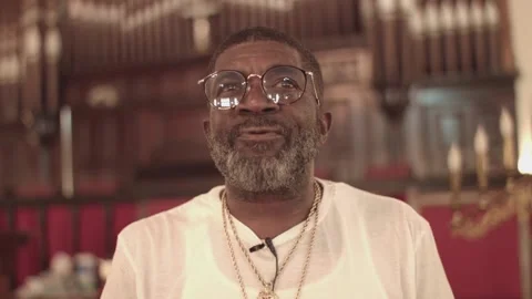 INTERVIEW OF ELDER AFRICAN AMERICAN MAN ABOUT DEMOCRACY Stock Footage 219969643