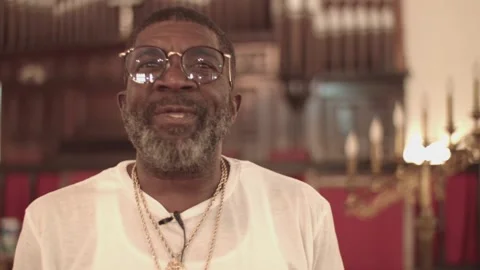 INTERVIEW OF ELDER AFRICAN AMERICAN MAN ABOUT FREEDOM Stock Footage 219969884