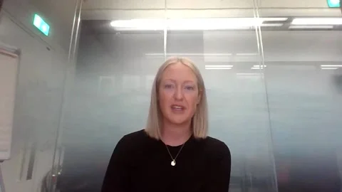 Interview with Esther Ghey on the campaign for a school phone ban  Stock Footage 316187118