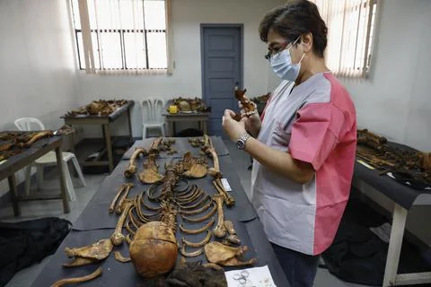 Interview with Filipino forensic pathologist Dr. Raquel Fortun in Manila, Philip Stock Photos