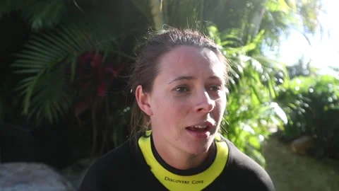 Interview with former Paralympian Liz Johnson Stock Footage 148726409