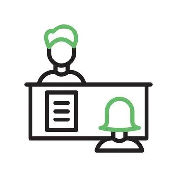 Interview icon vector image. Illustrazione stock