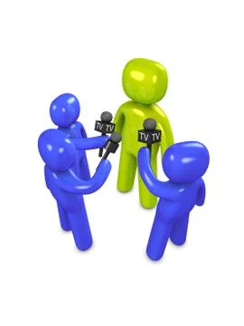 Interview 스톡 일러스트