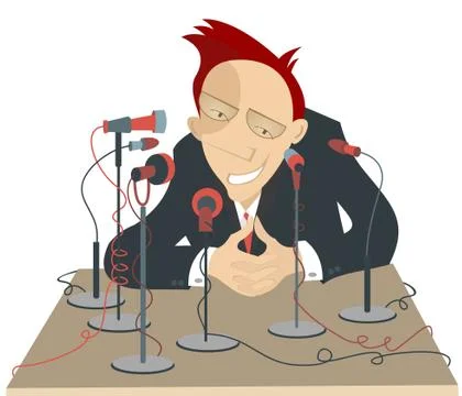 Interview Stock Illustration