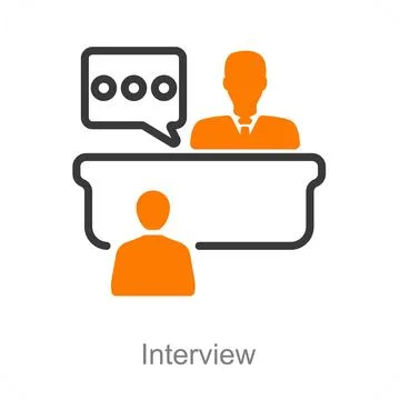 Interview Stock Illustration