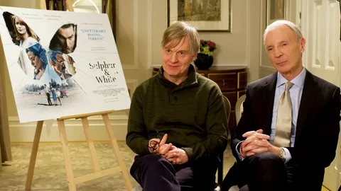 Interview with J. Jarrold and D. Tait at Press Junket, 'Sulphur &amp; White', 2020 Stock Footage 128810678
