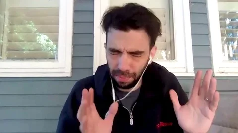 Interview with Jay Baruchel for Random Acts of Violence, Press Junket, 2020 Video stock 138808864