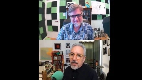 Interview with Jeff Marsh, Dan Povenmire for Phineas and Ferb the Movie, 2020 Stock Footage 139330306