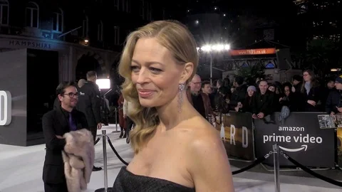Interview with Jeri Ryan at UK premiere of "Picard" in London - 2020 Stock Footage 125806392