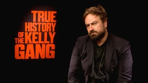 Interview with Justin Kurzel about 'True History of the Ned Kelly Gang' 2020 Video stock 128809649