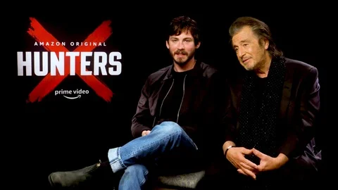 Interview with A. Pacino, L. Lerman at Press Junket premiere of "Hunters" - 2020 Stock Footage 125805726