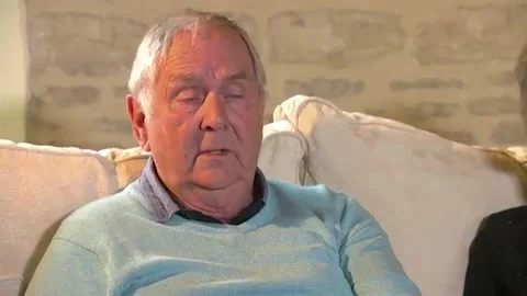 Interview with parents of Melanie Hall about re-opening of case Stock Footage 148693876