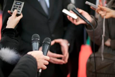 Interview Foto stock