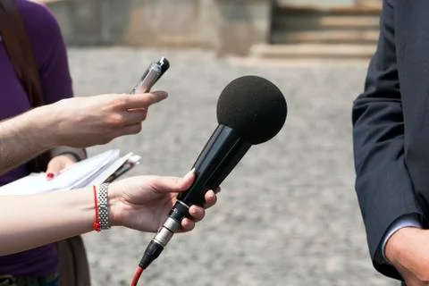 Interview Foto stock