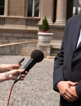 Interview Foto stock