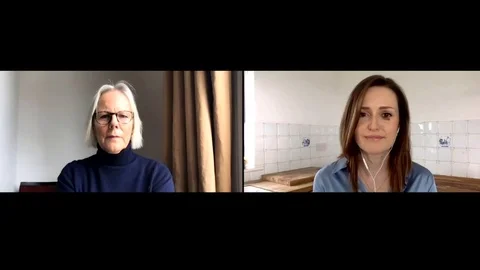 Interview with Phyllida Lloyd, Clare Dunne at 64th London Film Festival - 2020 Video stock 140200479