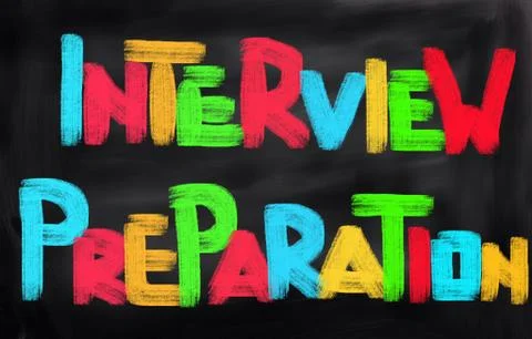 Interview Preparation Concept Stock Illustration