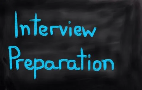 Interview Preparation Concept Stock Illustration