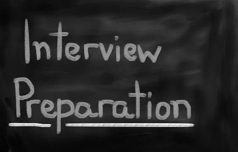 Interview Preparation Concept Stock Illustration
