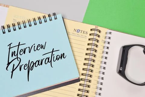 INTERVIEW PREPARATION. Stock Photos