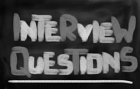 Interview Questions Concept Stock Illustration