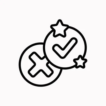 Interview quiz icon outline vector. Poster show. Answer time Stock Illustration